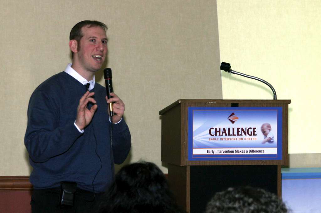 Jonathan lecturing at conference